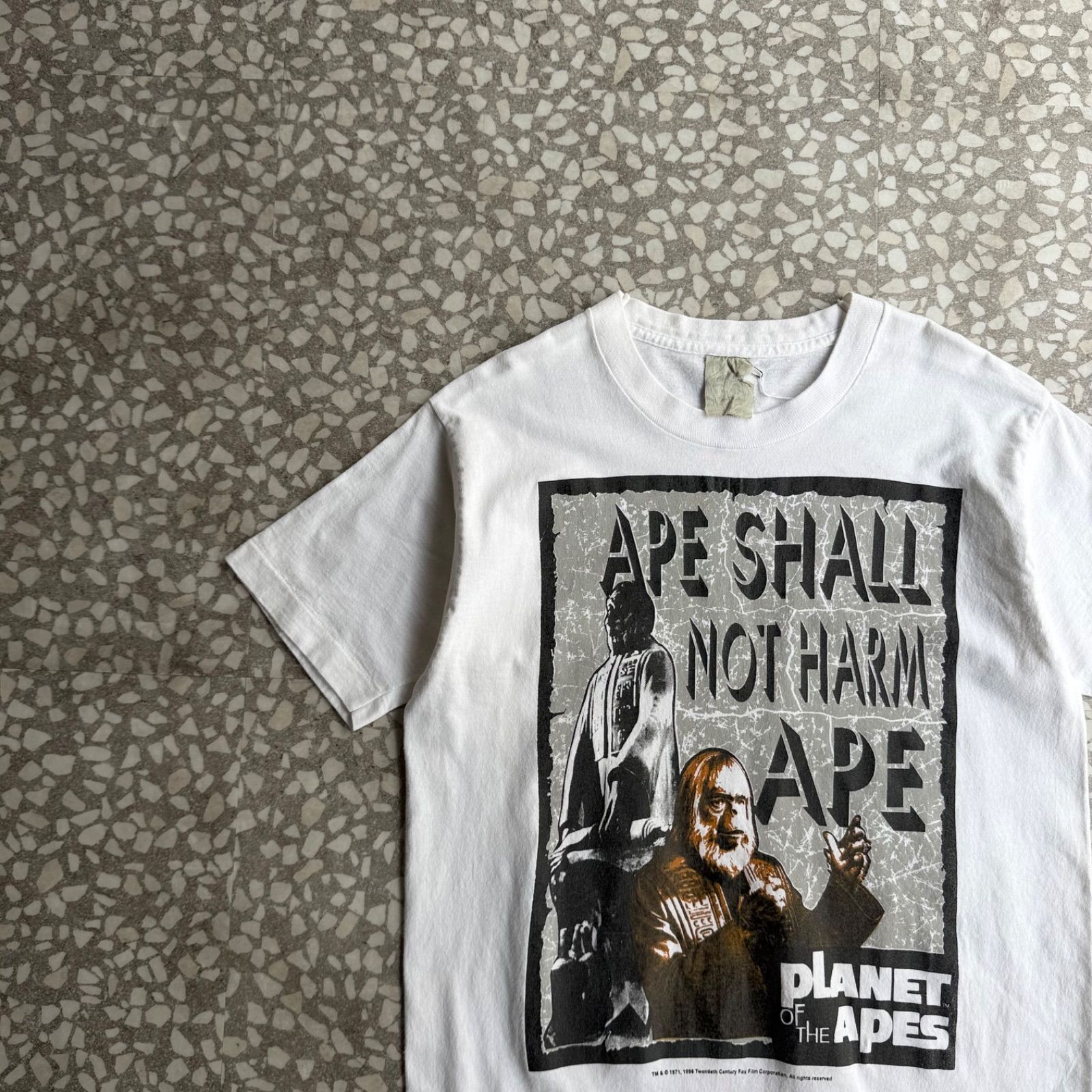 [ Archive アーカイブ Y2K ]　PLANET OF THE APES / 90’s Design T-shirt size M エイプ　猿の惑星　大判　プリントTシャツ　半袖　裏原　ストリート　ムービーT NIGO 17,925円