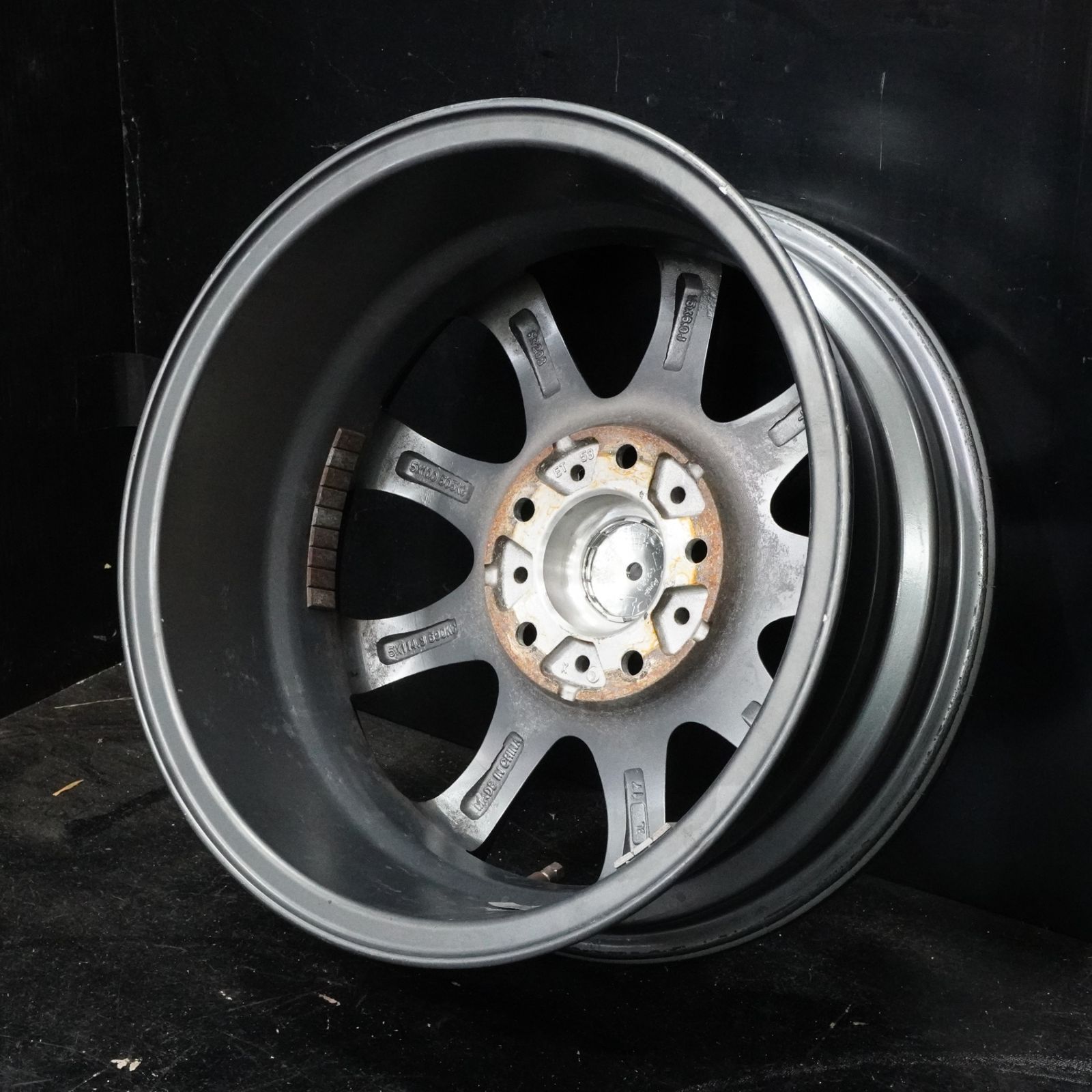 中古ホイール ダンロップ DUFACT 15インチ 6J +53 114.3 5H 4本 80系 