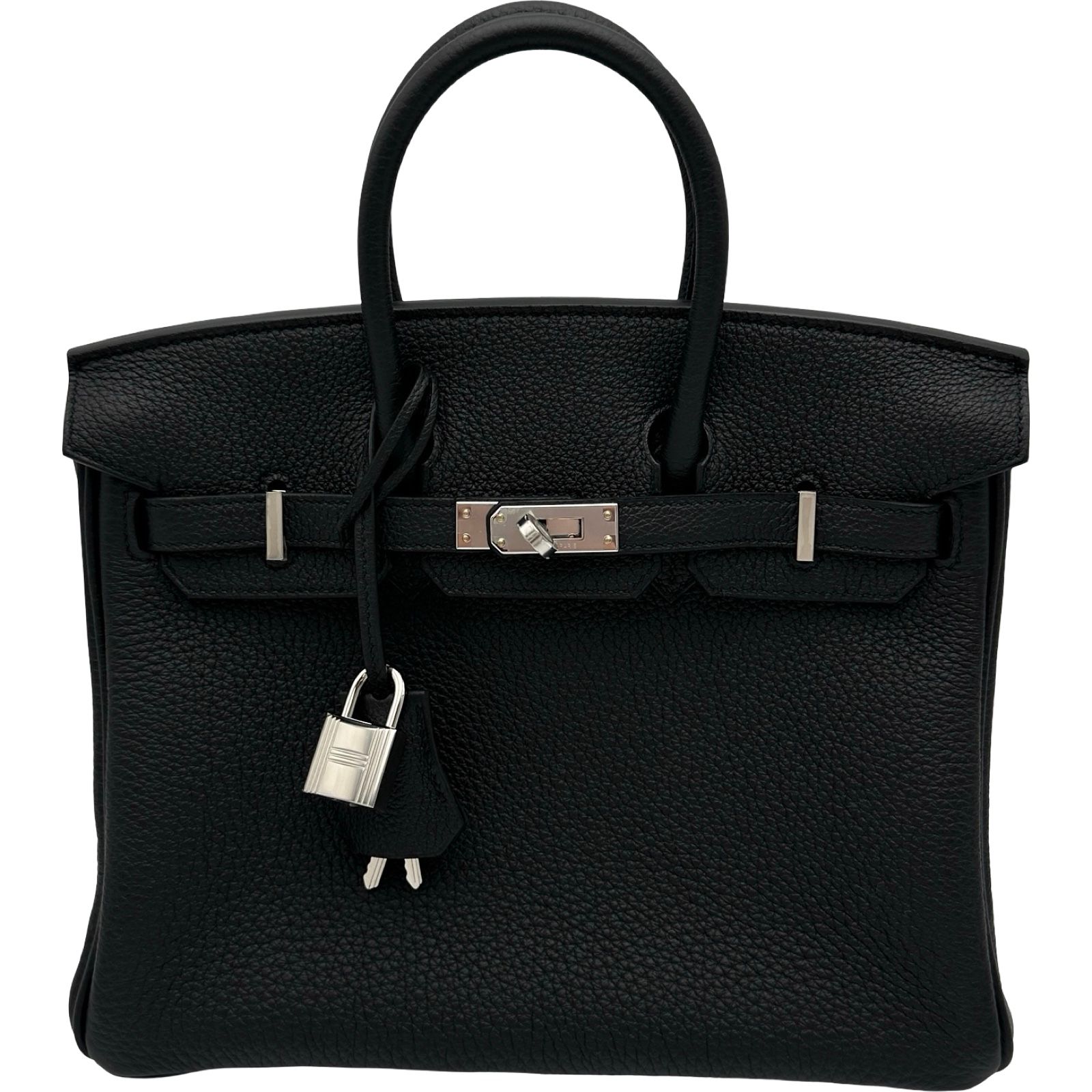 エルメス HERMES バーキン25 G刻印 ブラック シルバー金具 トゴ レディース ハンドバッグ