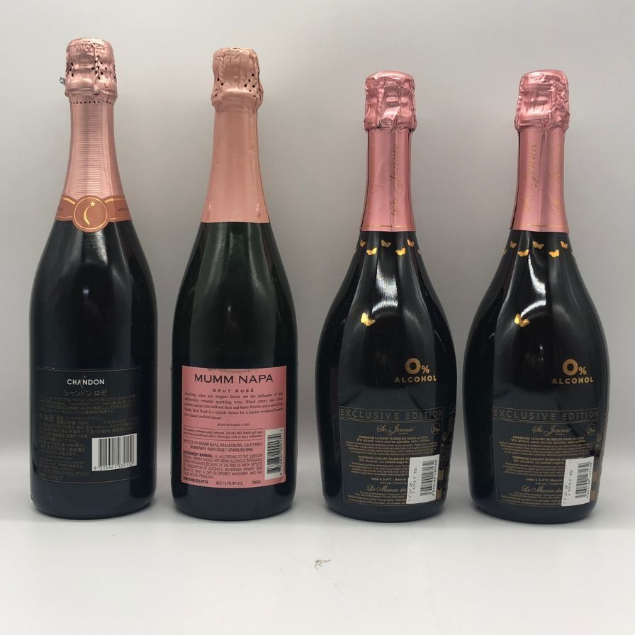 未開封☆ ワイン&シャンパン　4本セット　750ml シャンパンロゼ 4本セット 750ml 未開栓 - メルカリ