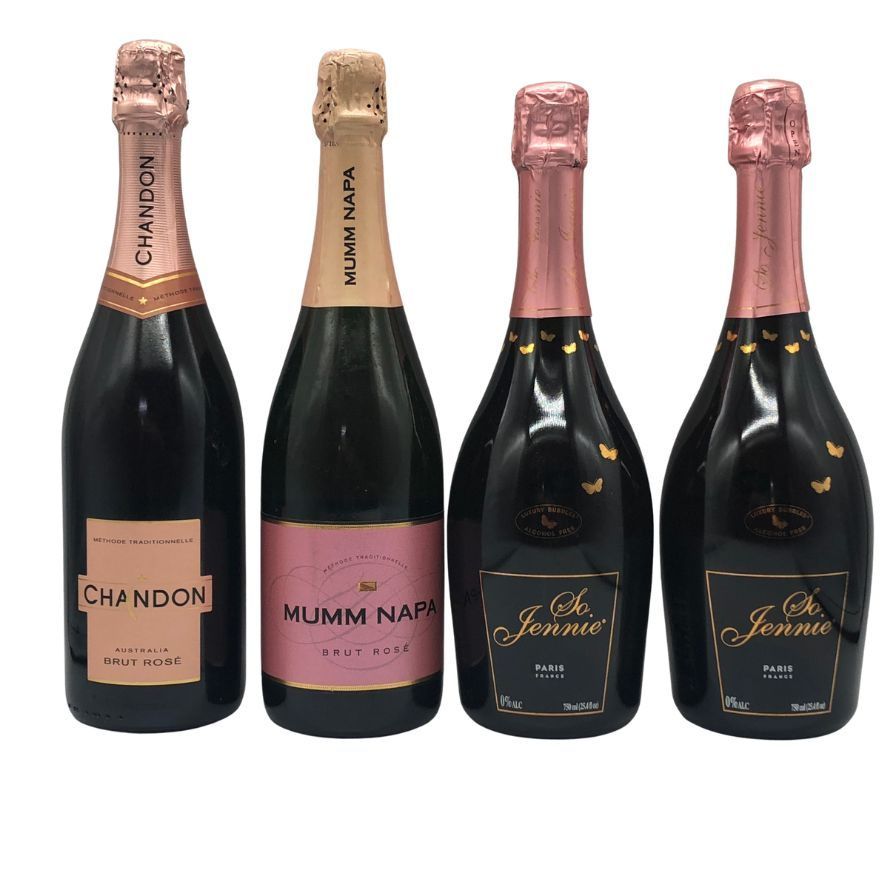 未開封☆ ワイン&シャンパン　4本セット　750ml シャンパンロゼ 4本セット 750ml 未開栓 - メルカリ