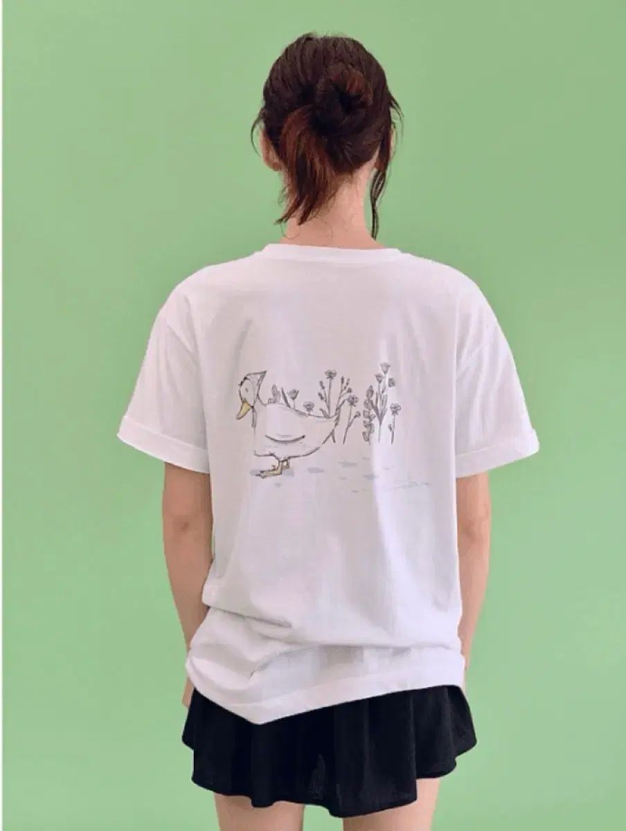 タナット Little bonnet duck t-shirt オリ tee