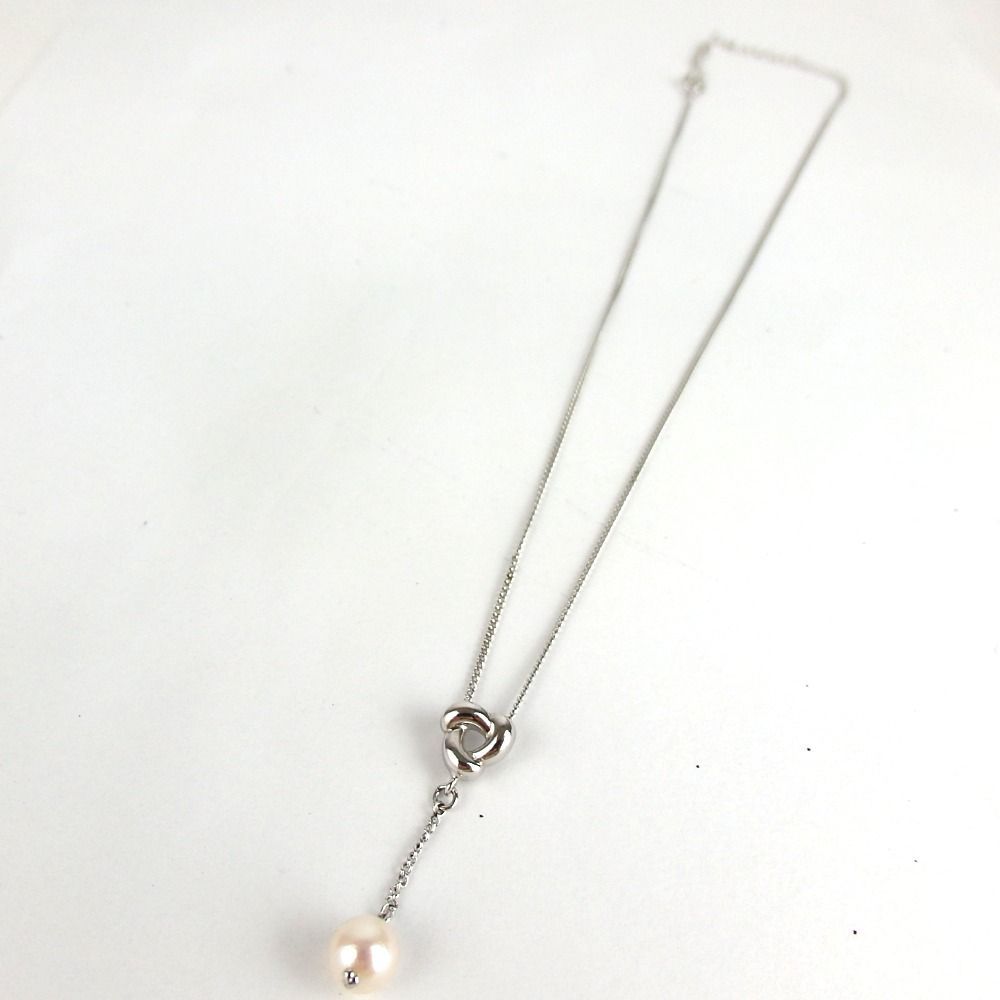 レディース TASAKI ノエビアコラボ シルバー925 パール付きダイヤ 
