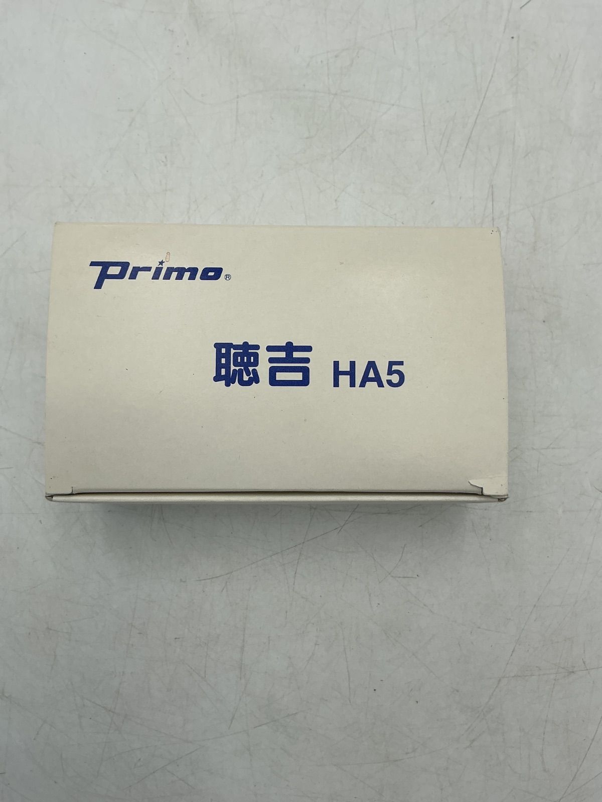 【美品】難聴者用⭐️ペースメーカ利用者も安心！耳元スピーカー【 聴吉 】HA-5 Primo 聴吉 HA5 集音器 本体・箱・説明書・イヤホン付き 動作未確認