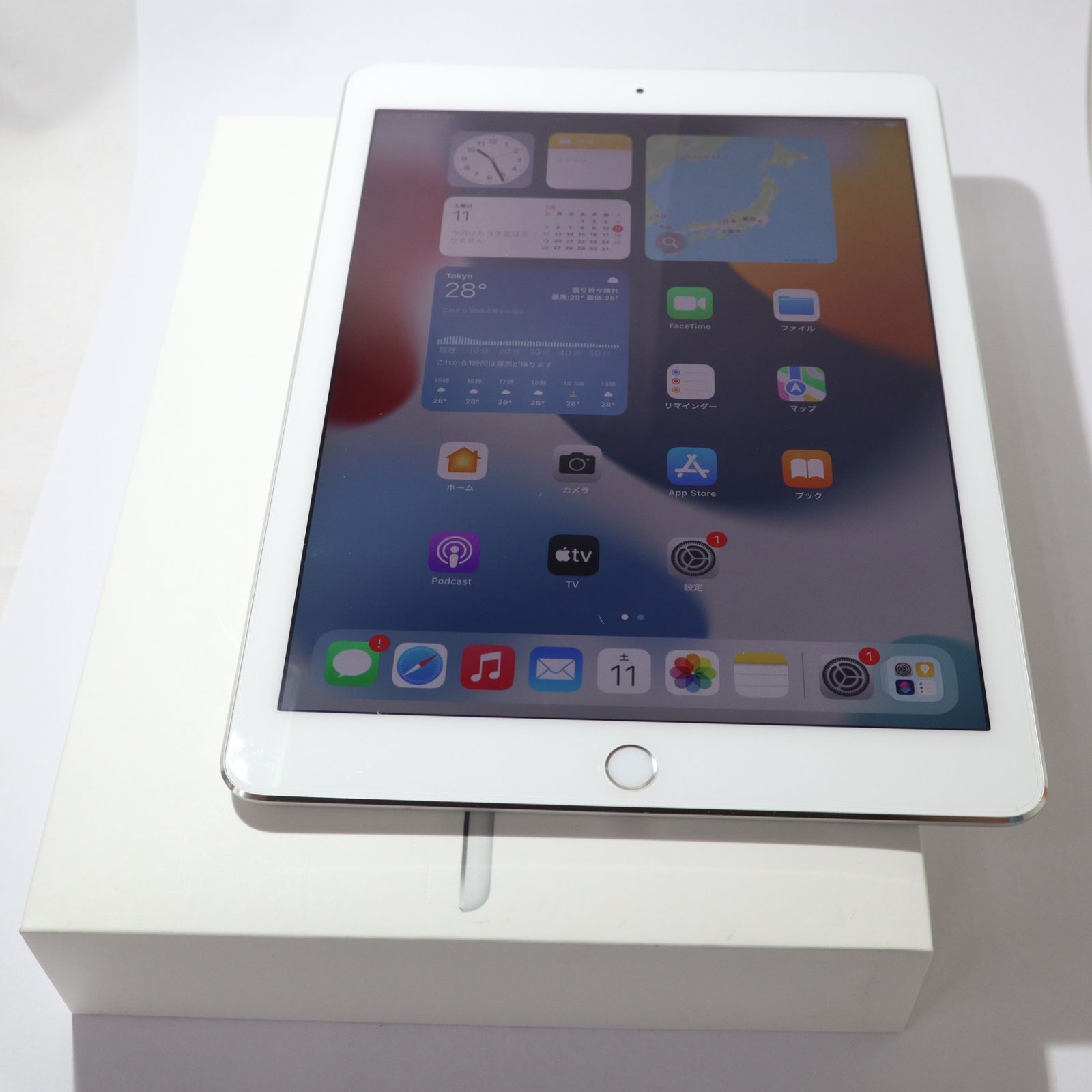 iPad Air2 MNV62J/A A1566 32GB WiFiモデル シルバー 動作品 Apple