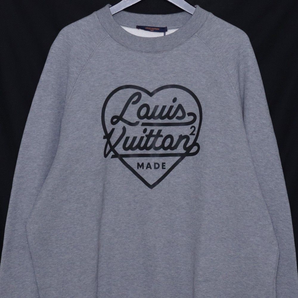 未使用 LOUIS VUITTON × NIGO プリンテッドハート スウェット