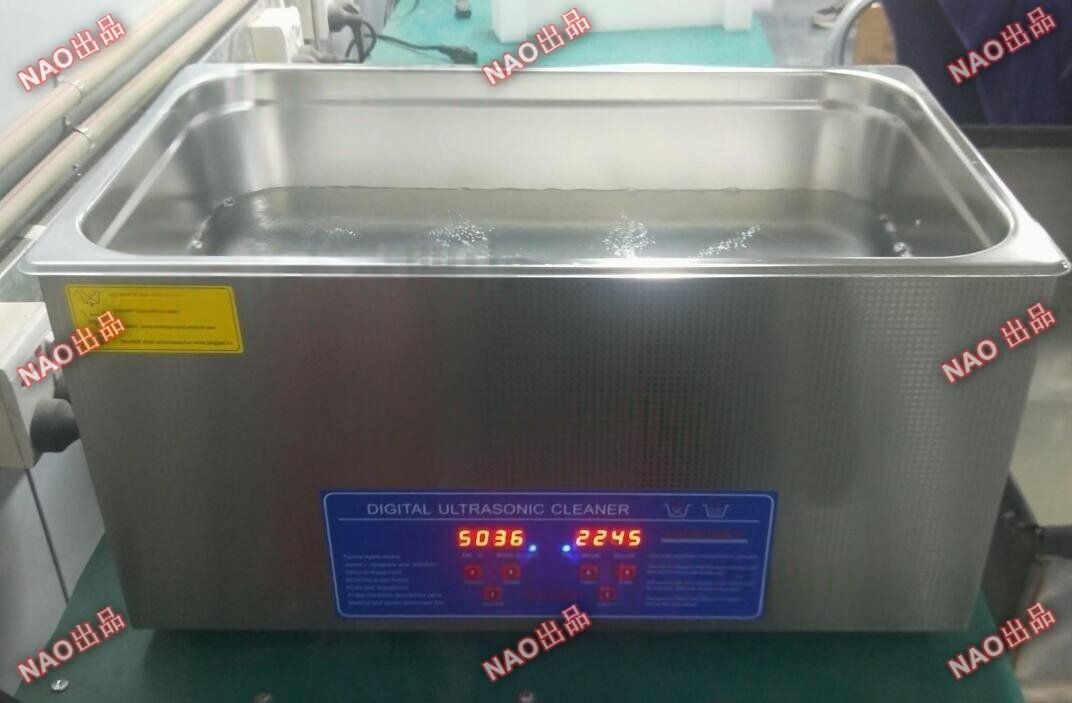 高耐久ステンレス製超音波洗浄機 業務用 パワフル 30L 加熱 クリーナー デジタルタイマー付