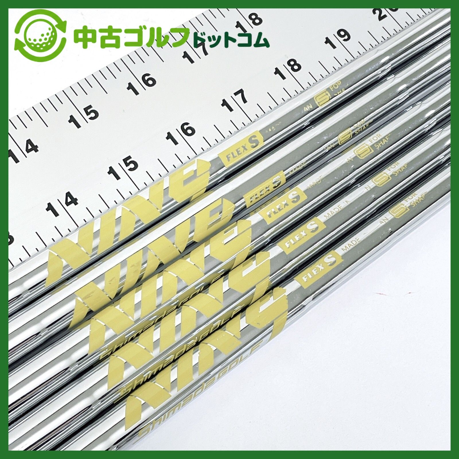 【中古】シマダゴルフ K's-NINE9 シャフト 【S】 6-9/W 5本セット