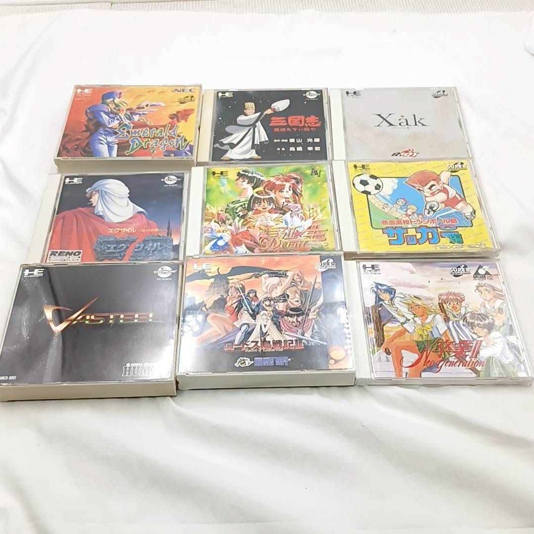 ❗️✨PC Engine CD-ROMソフト9本セット✨❗️】PCエンジン SUPER CD