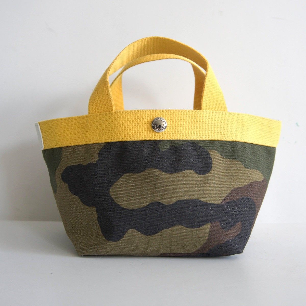 【美品】 Herve Chapelier 【701W 舟形 トート バッグ】 カモフラ エルベシャプリエ 26070196 16,863円