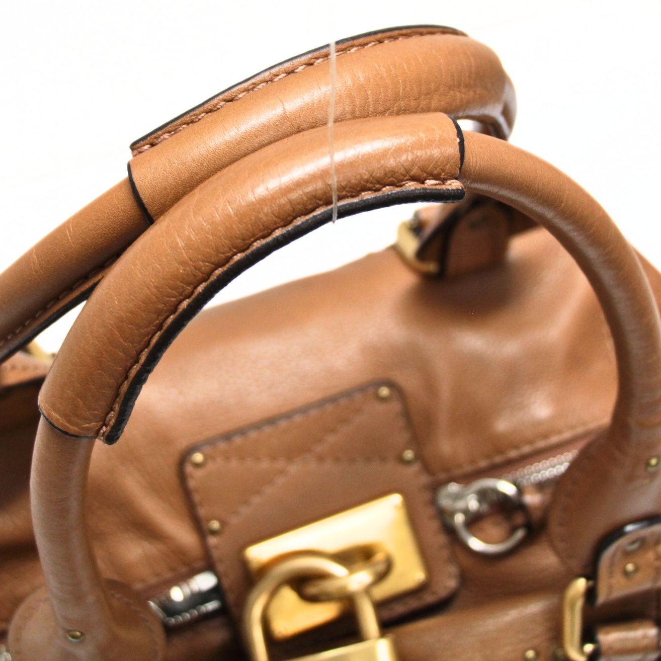 クロエ Chloe パディントン ハンドバッグ ミニ レザー ブラウン系