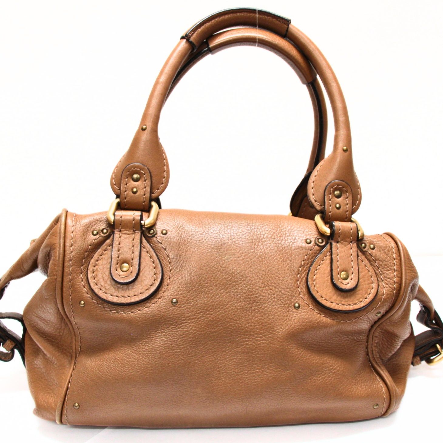クロエ Chloe パディントン ハンドバッグ ミニ レザー ブラウン系
