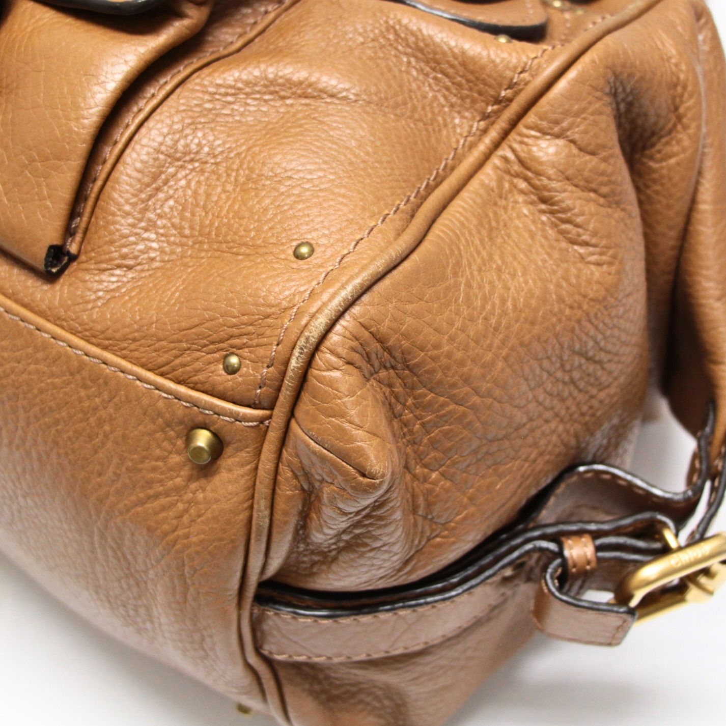 クロエ Chloe パディントン ハンドバッグ ミニ レザー ブラウン系