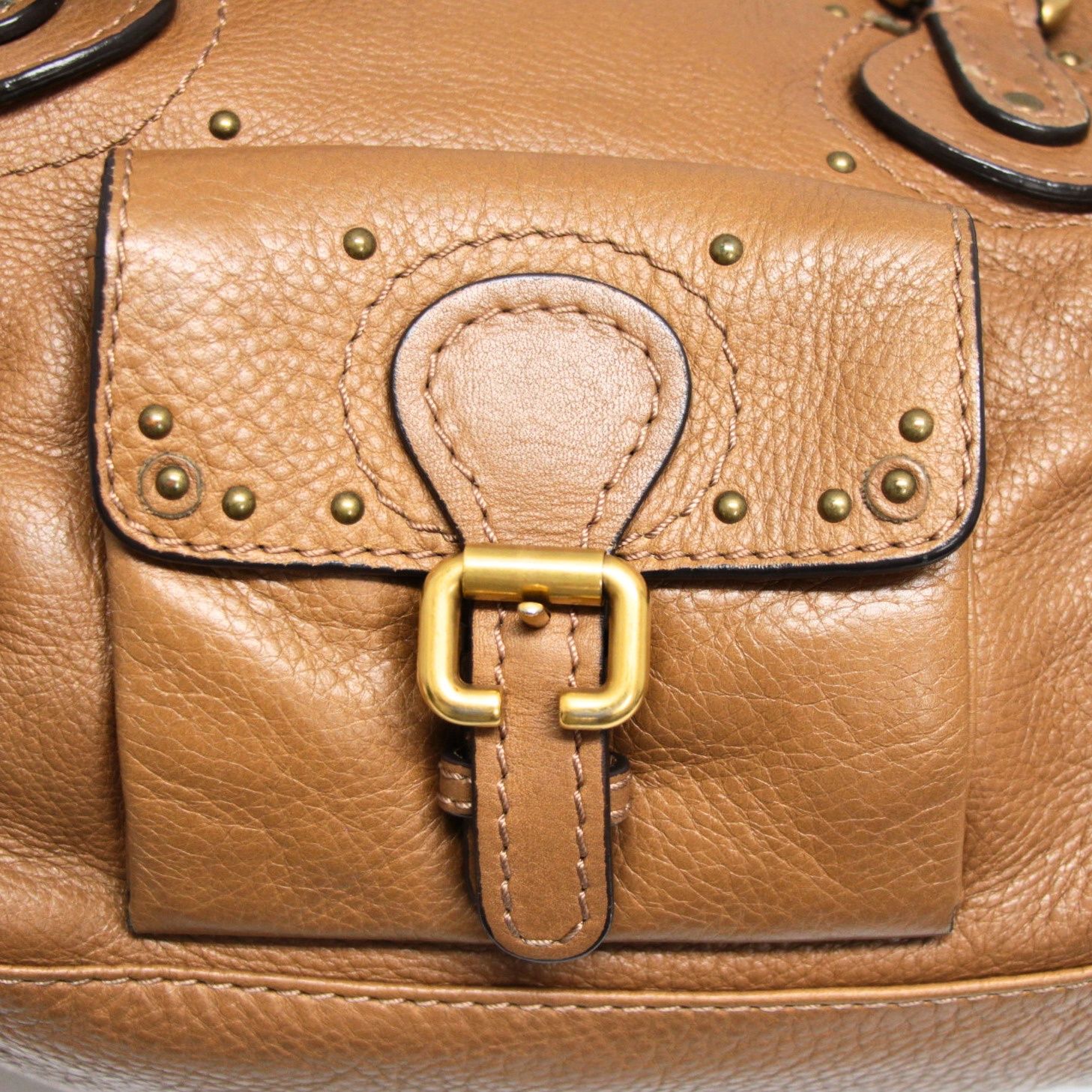 クロエ Chloe パディントン ハンドバッグ ミニ レザー ブラウン系