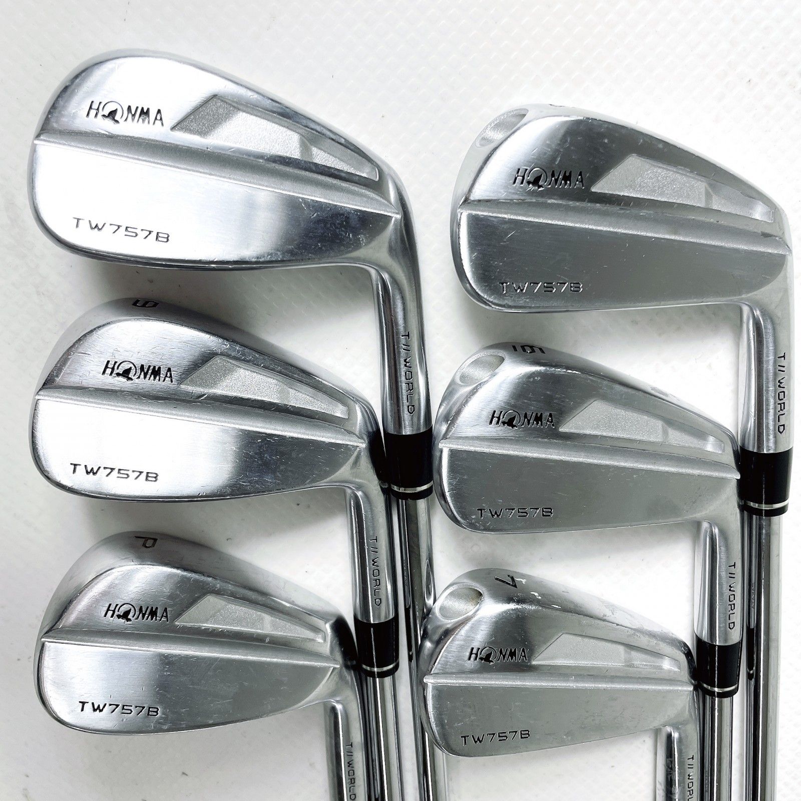 中古】本間ゴルフ HONMA TW757B アイアン 5-9/P S Dynamic Gold S200