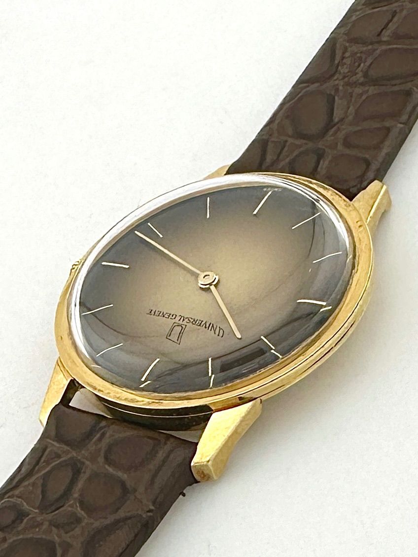 UNIVERSAL GENEVE 542101 グラデーション文字盤 OH済み 手巻き時計