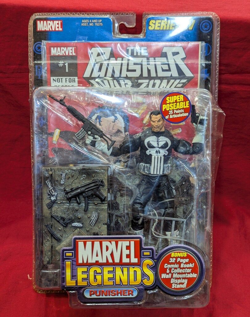 TOYBIZ SERIES 04 PUNISHER (腰ポーチ / 白) 6インチ