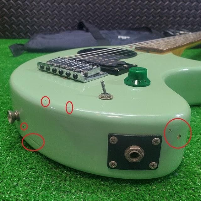 FERNANDES ZO-3 アンプ内蔵 ミニギター ぞうさん ミントグリーン