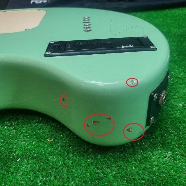 FERNANDES ZO-3 アンプ内蔵 ミニギター ぞうさん ミントグリーン
