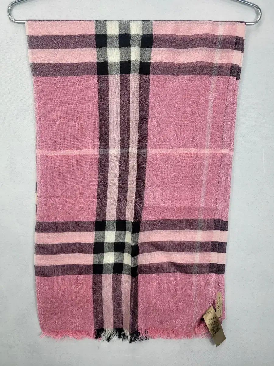 (正規品)バーバリー チェック スカーフ ピンク