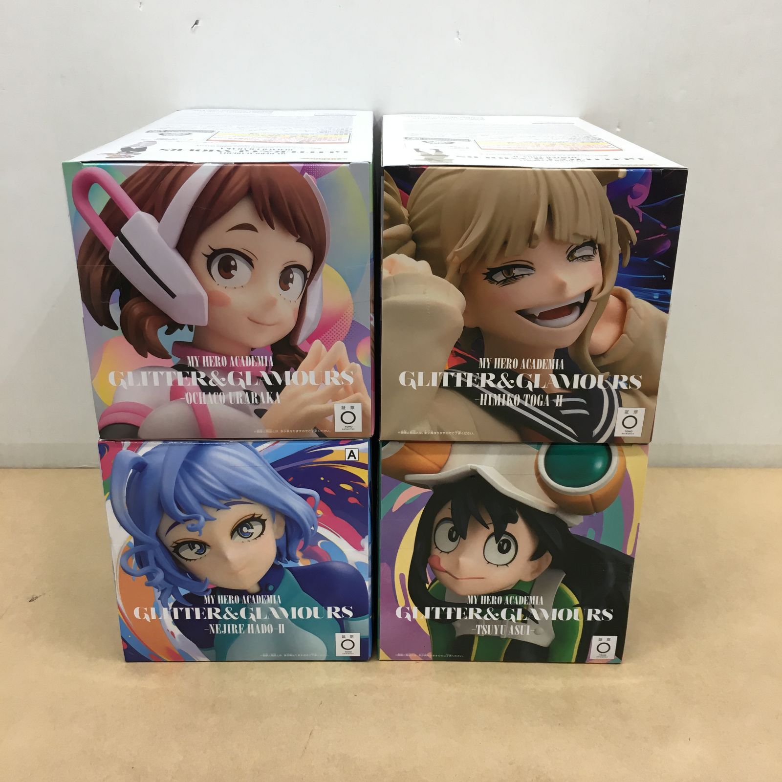 未開封 ヒロアカ GLITTER&GLAMOURS シリーズ フィギュア 4種セット
