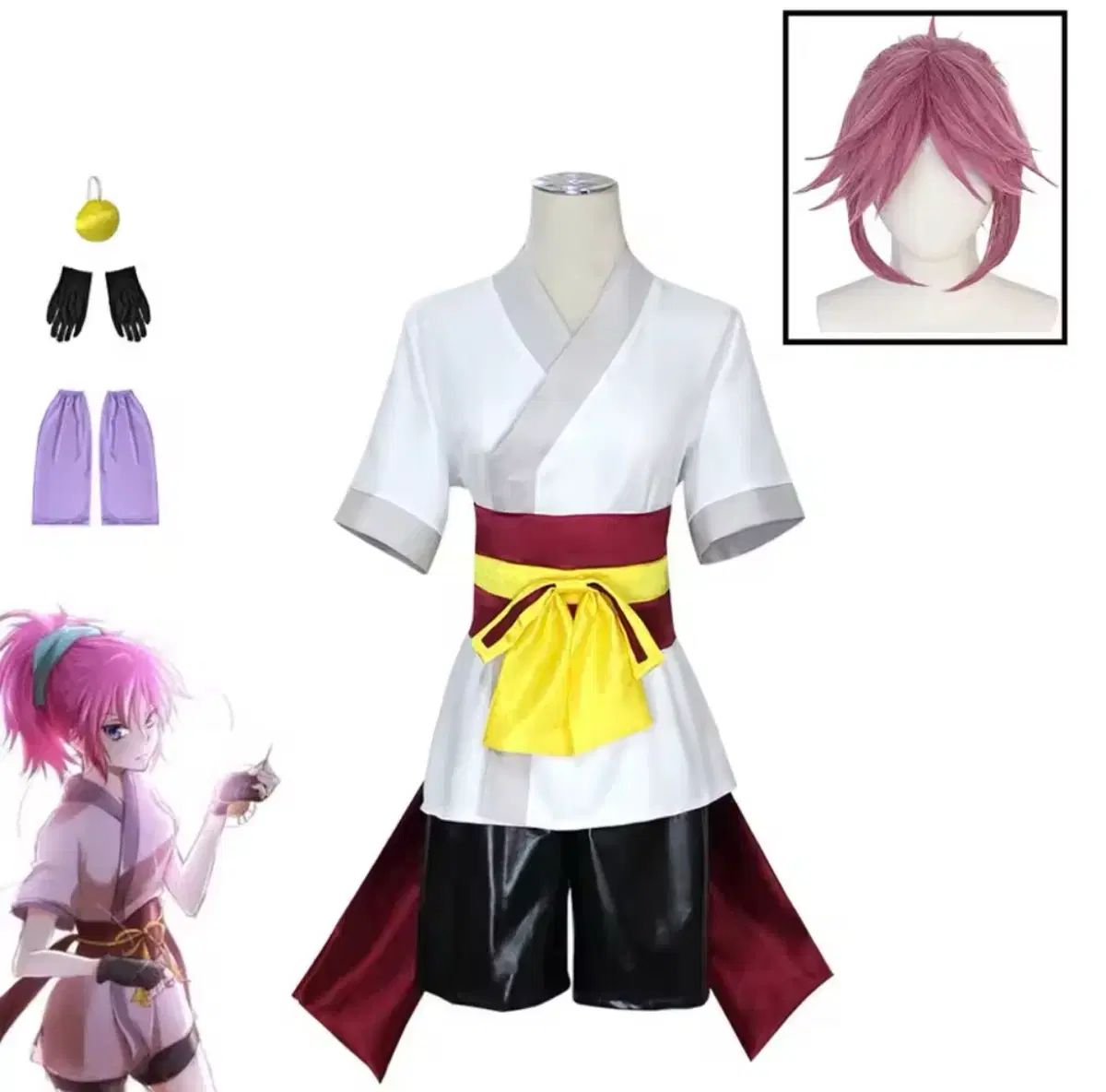 HUNTER×HUNTER 麻コスプレフルセット+ウィッグ 出品