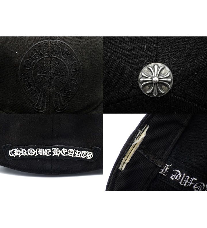 クロムハーツ CHROME HEARTS 【 CH HAT 】 ホースシュー 刺繍 ベース