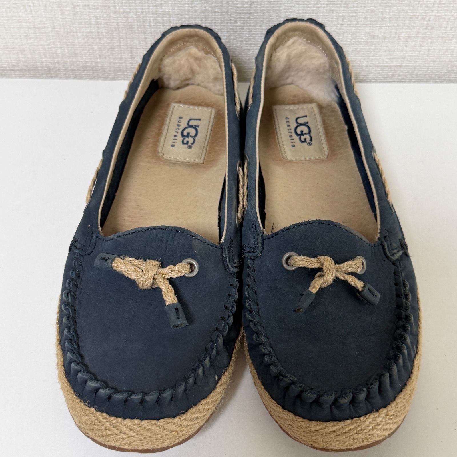 UGG アグ 1004111 モカシン ネイビー 23cm - メルカリ
