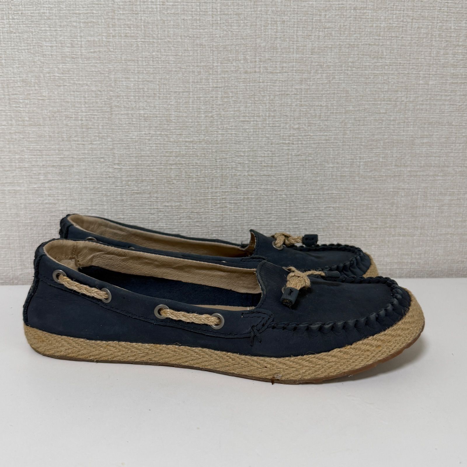 UGG アグ 1004111 モカシン ネイビー 23cm - メルカリ
