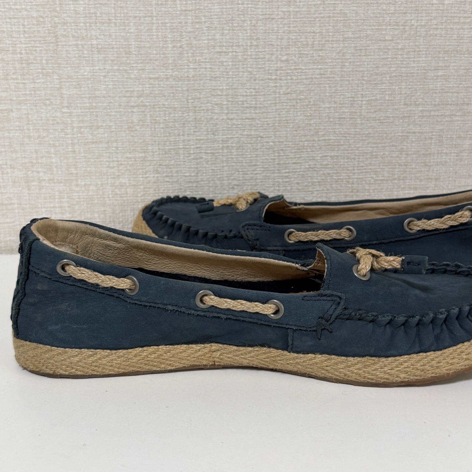 UGG アグ 1004111 モカシン ネイビー 23cm - メルカリ
