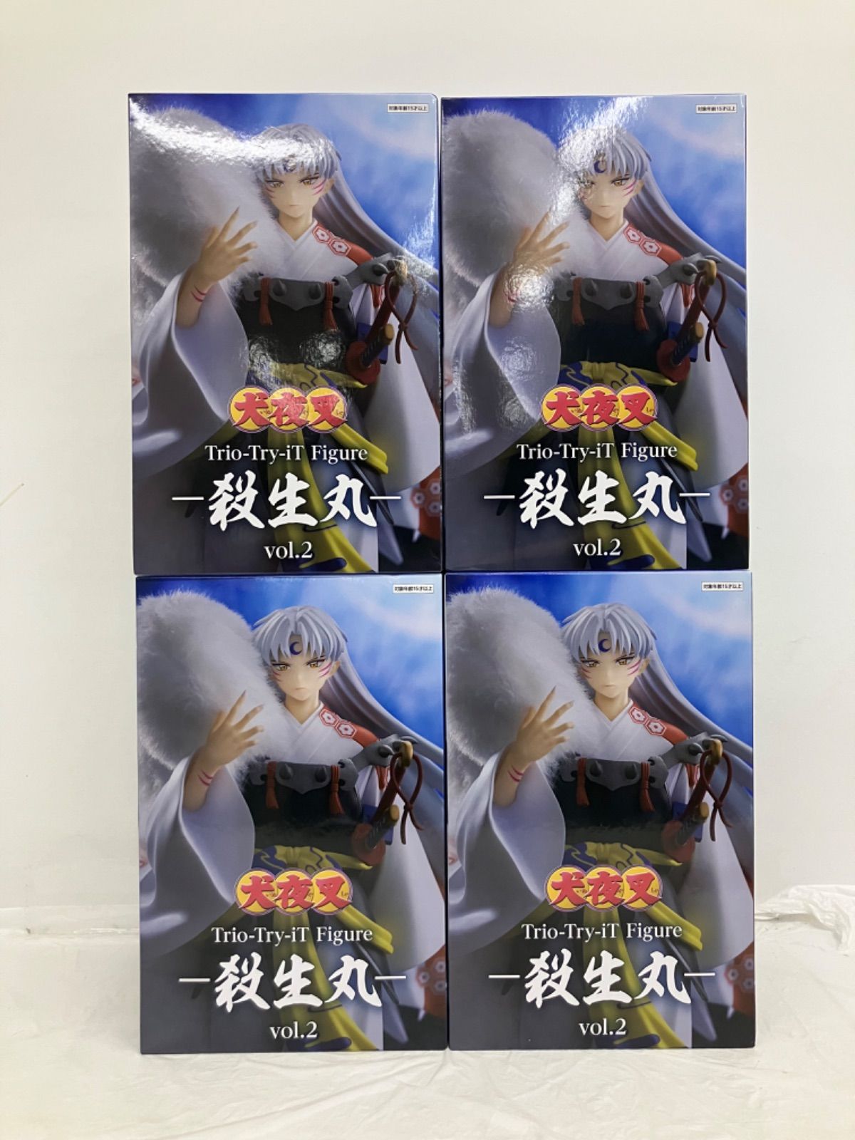 【新品未開封】Trio-Try-iT Figure―殺生丸―vol.2【4体】 未開封 犬夜叉 trio-try-it フィギュア 殺生丸 vol.2 4個セット LF7625