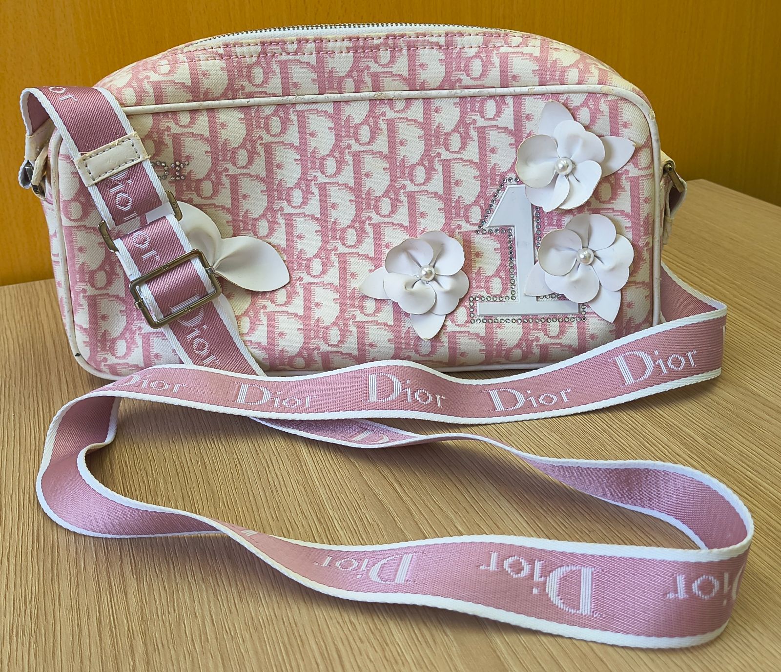 ★【希少・激レア】Christian Dior ディオール トロッター ピンク ショルダーバッグ