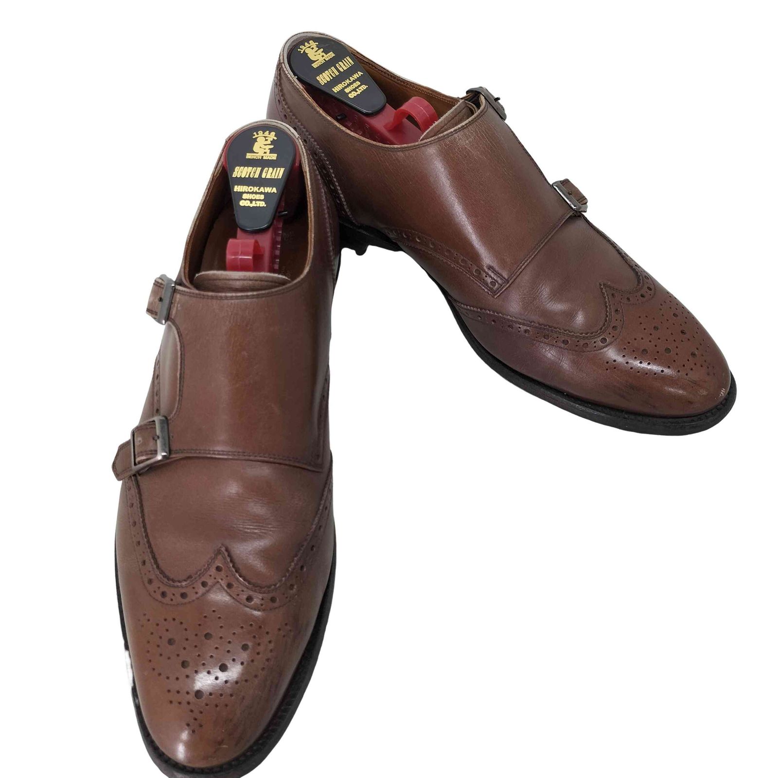 スコッチグレイン SCOTCH GRAIN ダブルモンクストラップシューズ メンズ JPN：25.5