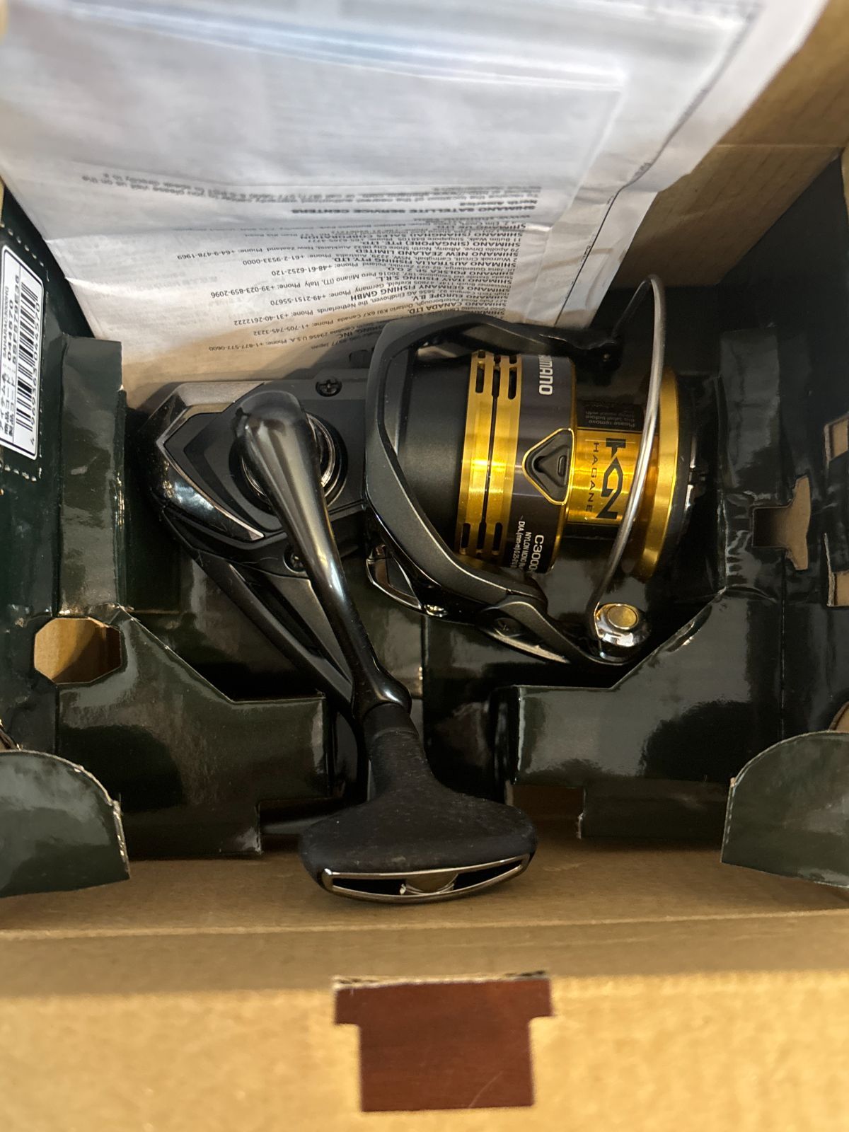 SHIMANO 22 サハラ C3000HG スピニングリール 未使用級 箱・説明書付