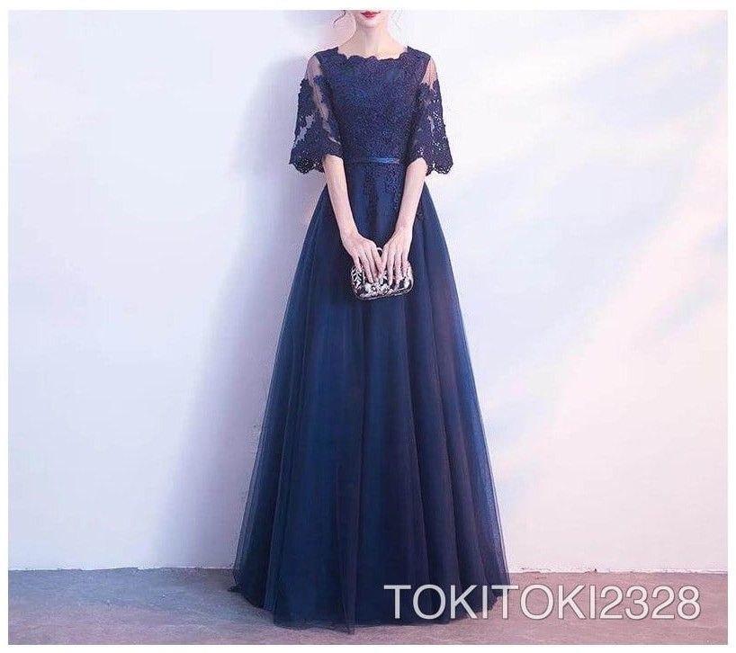 年会 晩礼服 レディース 2026年春新作 パーティー 気品 上品 集まり 司会者向け すっきりロングワンピース ブラック