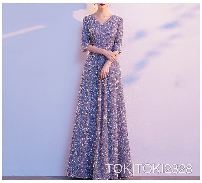 大合唱団用 舞台衣装 レディース ロングドレス 2024新作 上品 優雅 詩の朗読 司会者用 衣装 イブニングドレス オートミールピンク 8,798円
