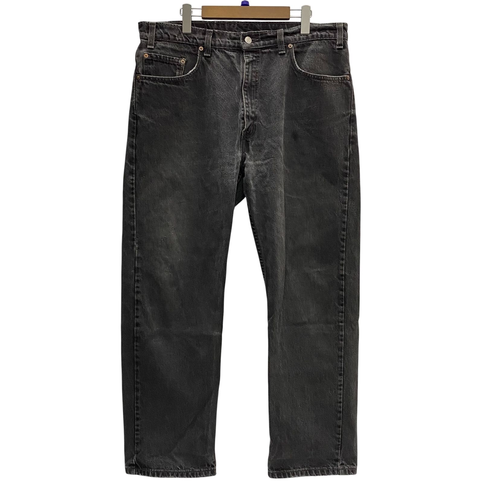 リーバイス Levi's 90's 505 赤文字 カナダ製 99年製 後染めブラック デニム ブラック W38 L30サイズ 201MB-1578 VB