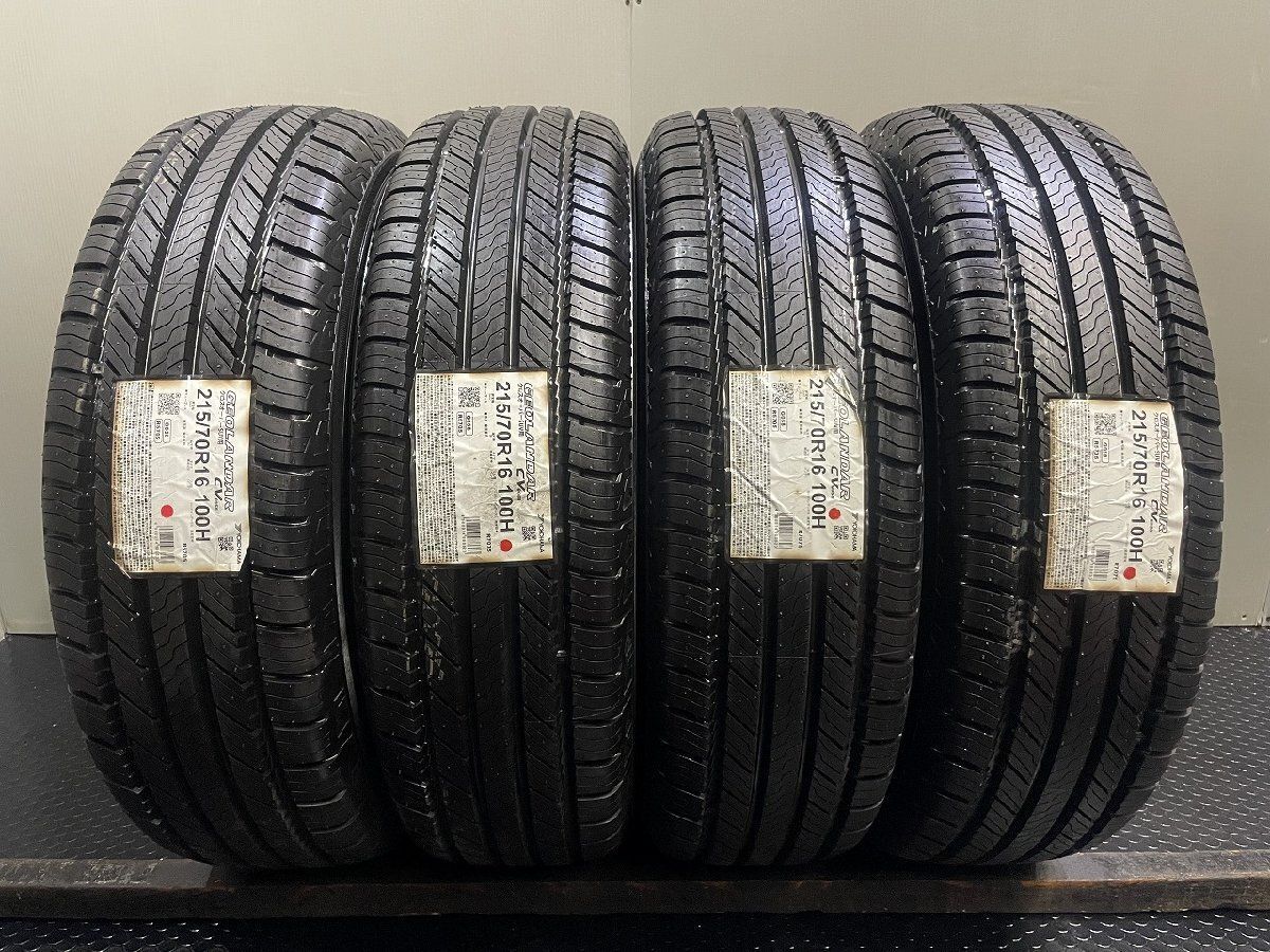 【新品】YOKOHAMA GEOLANDAR CV G058 215/70R16 100H 16インチ 夏タイヤ 4本 22年製 デリカD:5 アウトランダー エクリプスクロス等(VTI526)