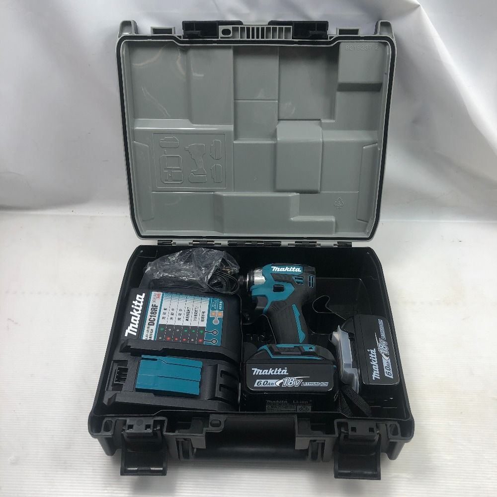 MAKITA マキタ インパクトドライバ 程度A 充電器・充電池2個・ケース付 コードレス式 TD173DRGX ブルー 28,600円
