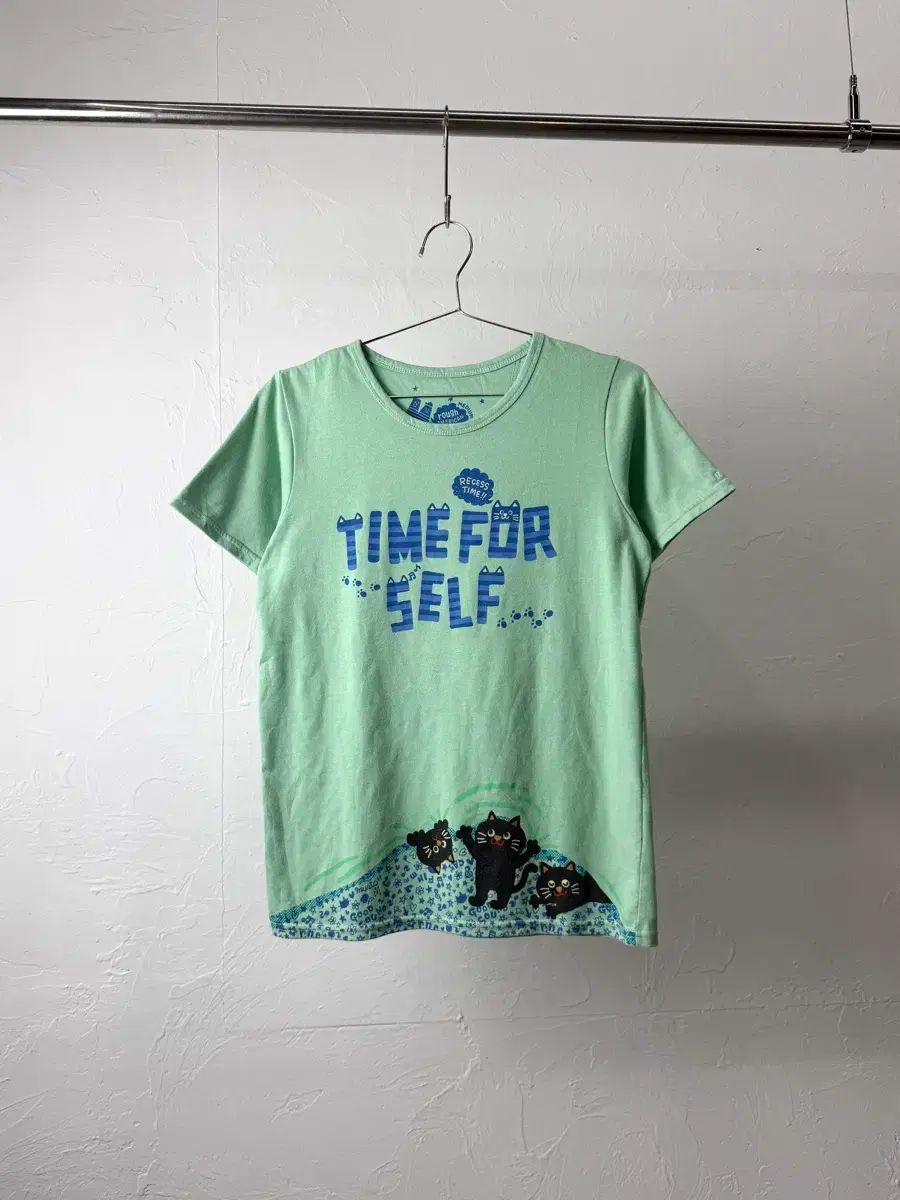 Rough 猫 Tシャツ
