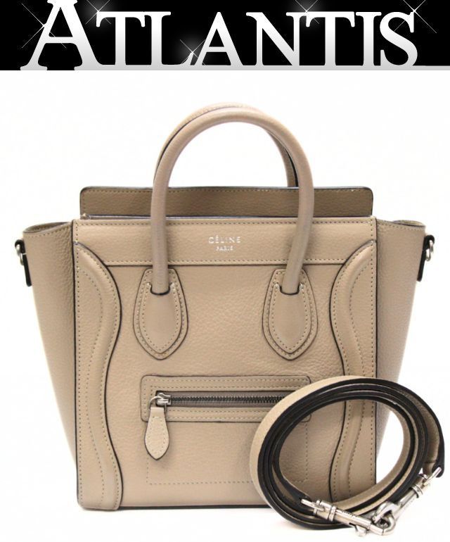 セリーヌ CELINE ラゲージ ナノショッパー 2WAYバッグ レザー