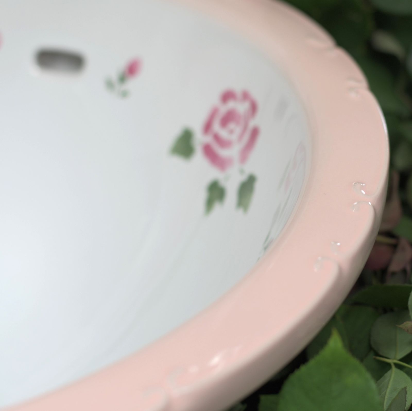 マニーローズ 陶器 オーバルシンク　 (ウォツシュボウル) 送料無料 マニーローズ 陶器シンク 洗面ボウル 日本製 新品 - メルカリ