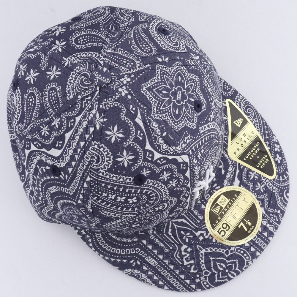 未使用 KITH × NEW ERA Yankees 59fifty Bandana Paisley Hat 7 1/8