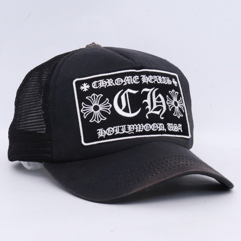 CHROME HEARTS CH トラッカーキャップ ブラック - メルカリ