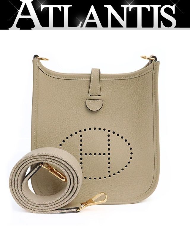 【広尾店】極美品 エルメス HERMES エブリンTPM ショルダーバッグ トリヨンクレマンス クレ G金具 K刻印(2025年) 【19553】