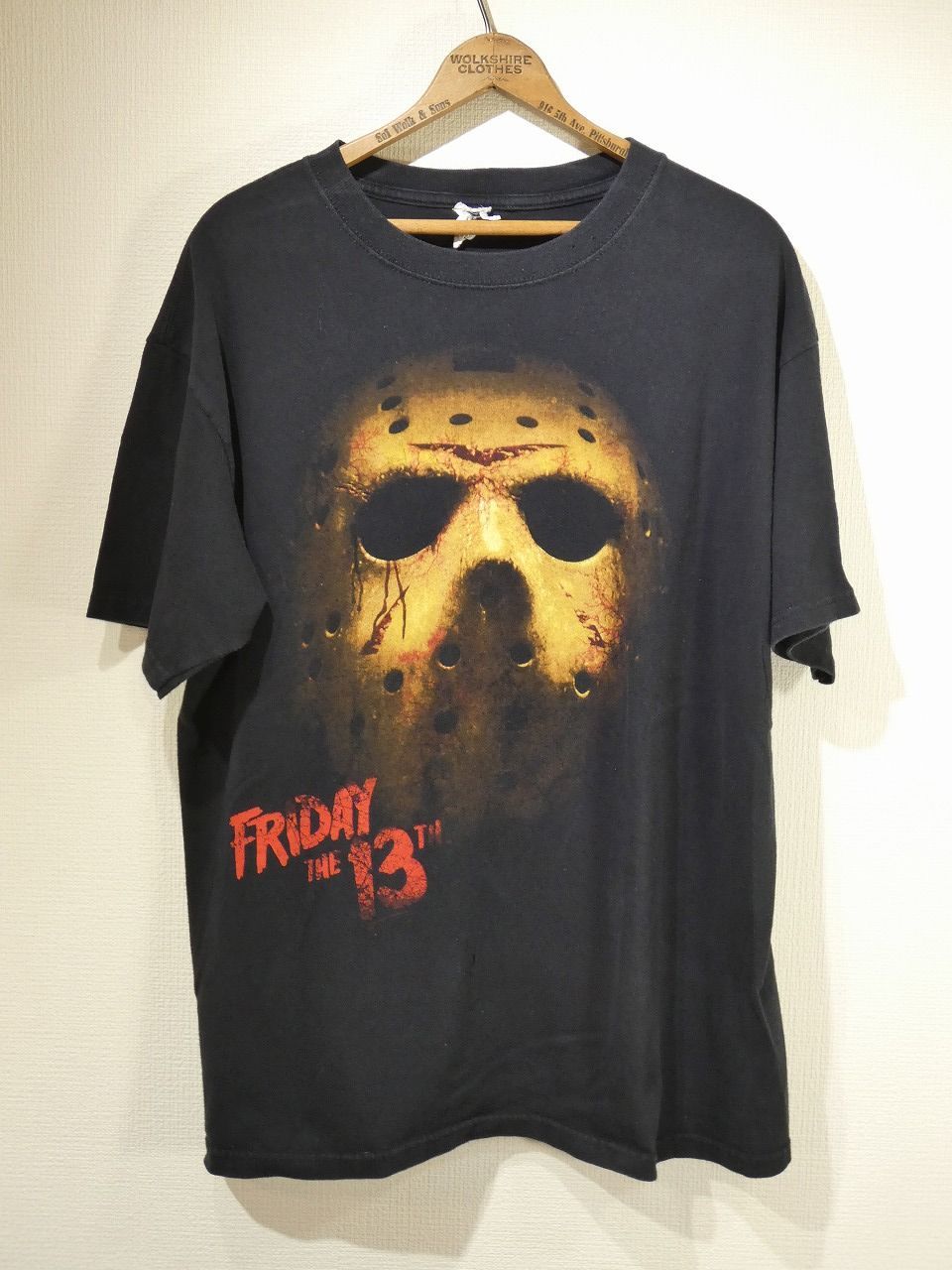 00s 2009年 ビンテージ FRIDAY THE 13TH 13日の金曜日 ジェイソン ムービー プロモ Tシャツ L 90s 80s 映画 キャラ バンド