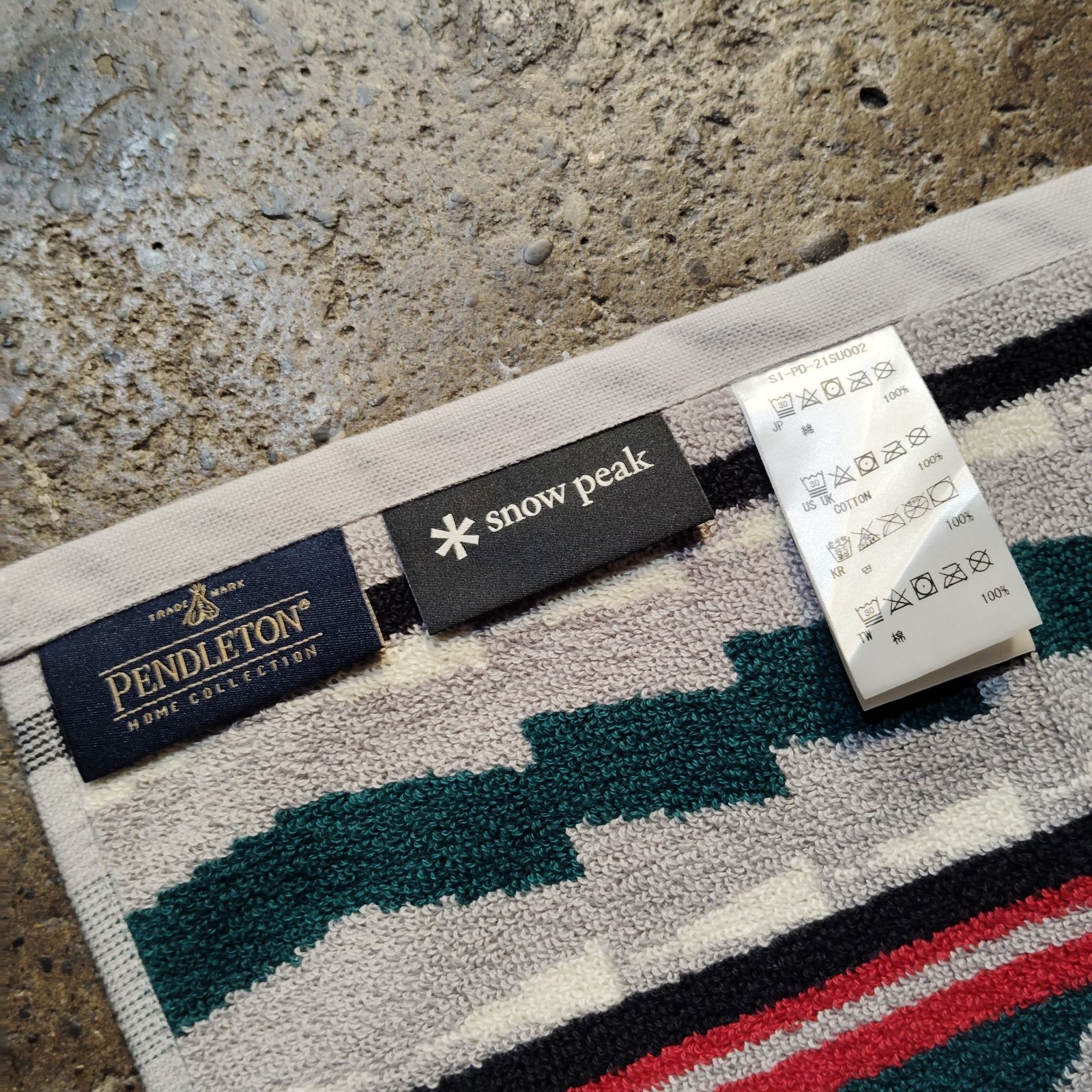 Snow Peak × PENDLETON TOWEL BLANKET タオルブランケット グレー