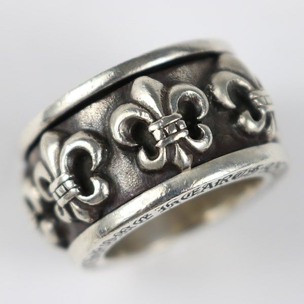 CHROME HEARTS 新宿店 クロムハーツ BSフレア スピナー リング 指輪 メンズ シルバー SV925 約18号 31561 CHROME HEARTS 新宿店 クロムハーツ BSフレア スピナー リング 指輪