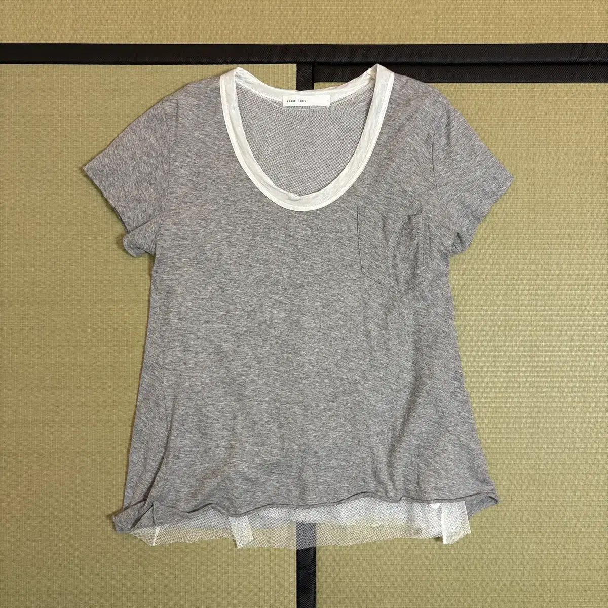 SACAI サカイ ラグ カットオフ 半袖 Tシャツ 7,881円