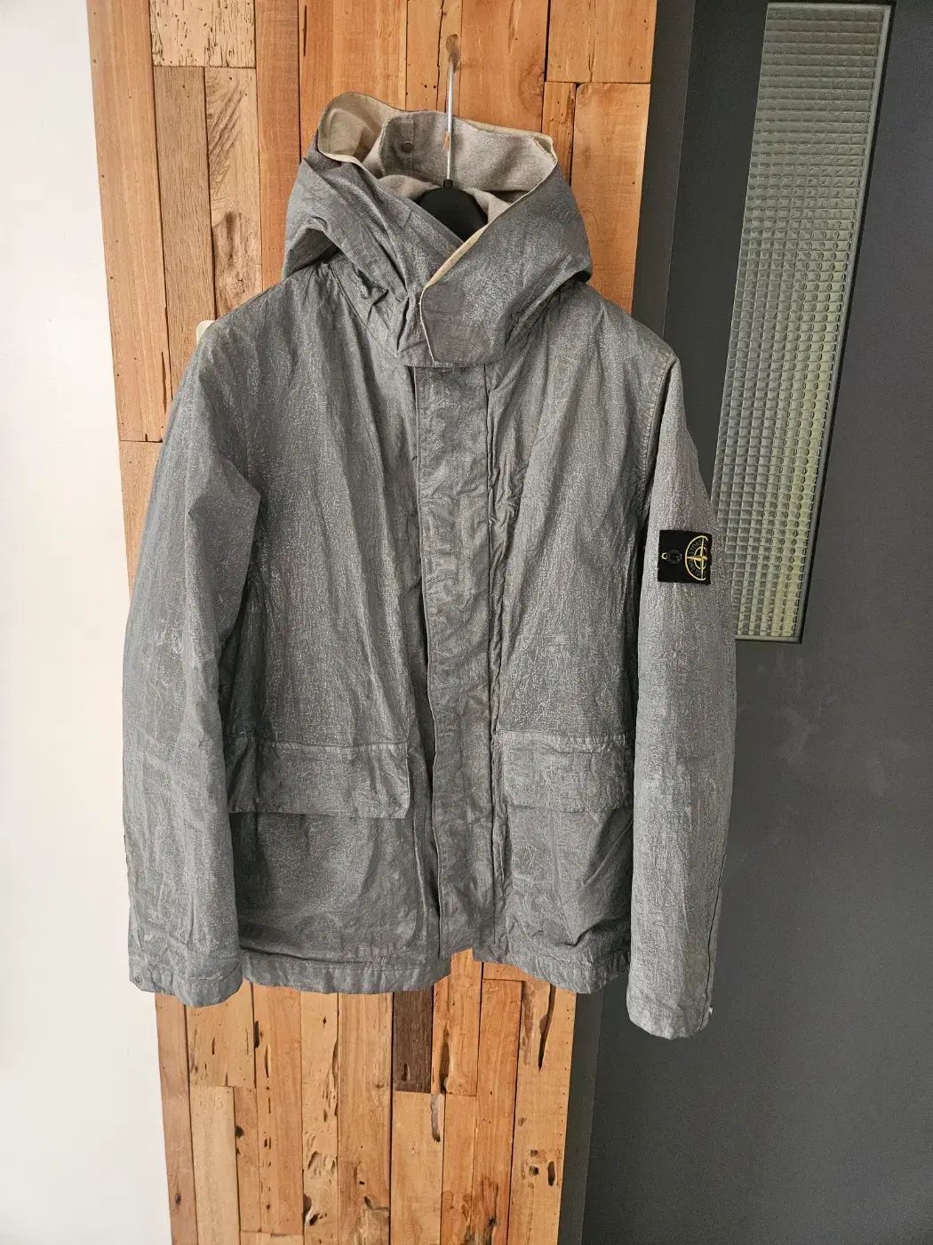 STONE ISLAND ストーンアイランド 90s ピュアメタル シェル ジャケット L